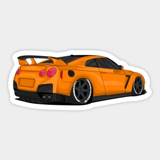 GTR ORANGE Sticker